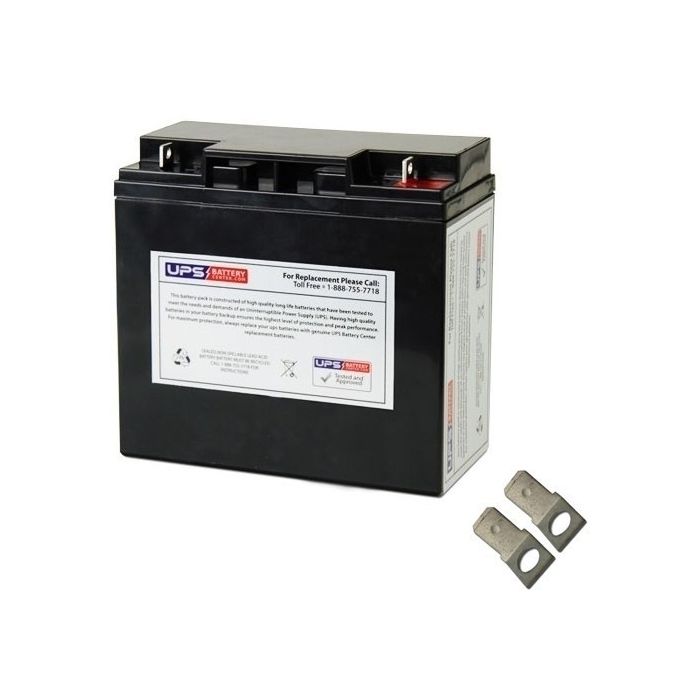 Interstate 12V 18Ah SLA1115 Battery with F2 Terminals