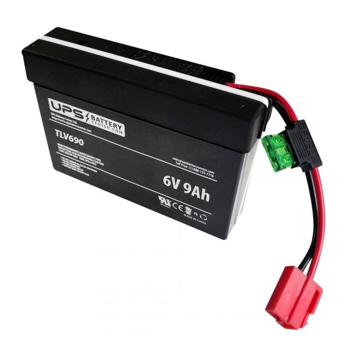 Battery for Kid Trax 6V Audi R8 Spyder GT Gray - 04KT1152COI