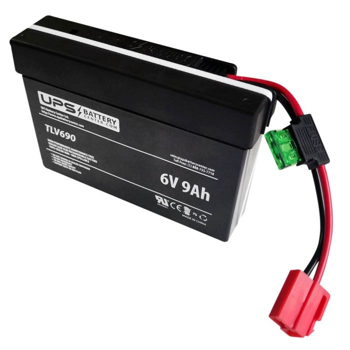 Battery for Kid Trax 6V Spider-Man ATV Blue/Red - KT1296