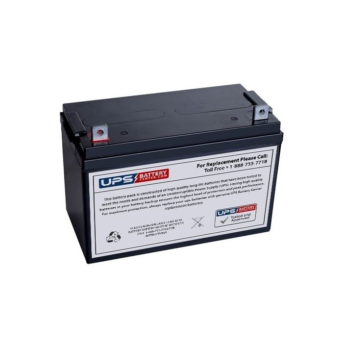 Koyama 12V 100Ah NP100-12 Replacement Battery with NB Terminals