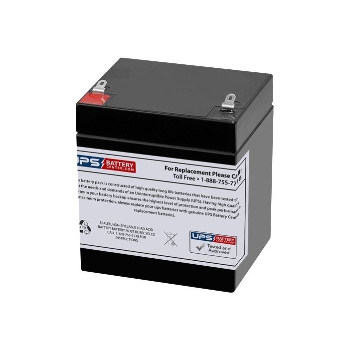 Koyama 12V 4.5Ah NP4.5-12 Replacement Battery with F1 Terminals