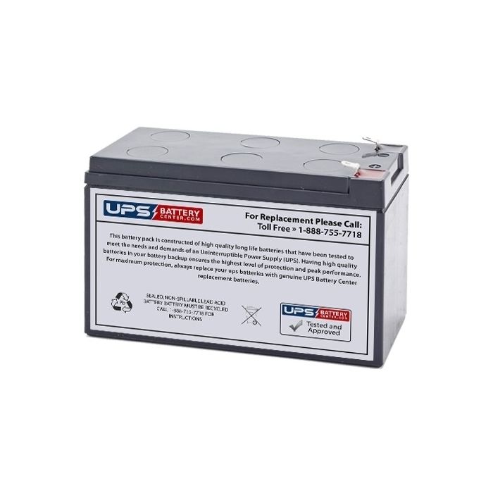 KRAFT VRLA 12V 7Ah 12V7 Replacement Battery with F1 Terminals