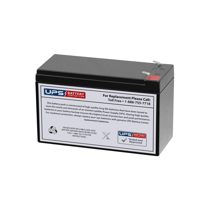 LCB 12V 7.5Ah SP7.5-12 Battery with F1 Terminals