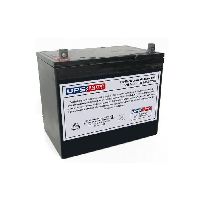 LCB SP90-12 12V 90Ah Battery with Nut & Bolt Terminals