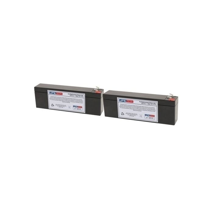 Liko Likorall 200 Patient Lift Replacement Battery Set with F1 Terminals on Same Side