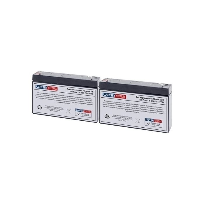 Middle Atlantic Select Series UPS 500VA UPS-S500R Compatible Replacement Battery Set
