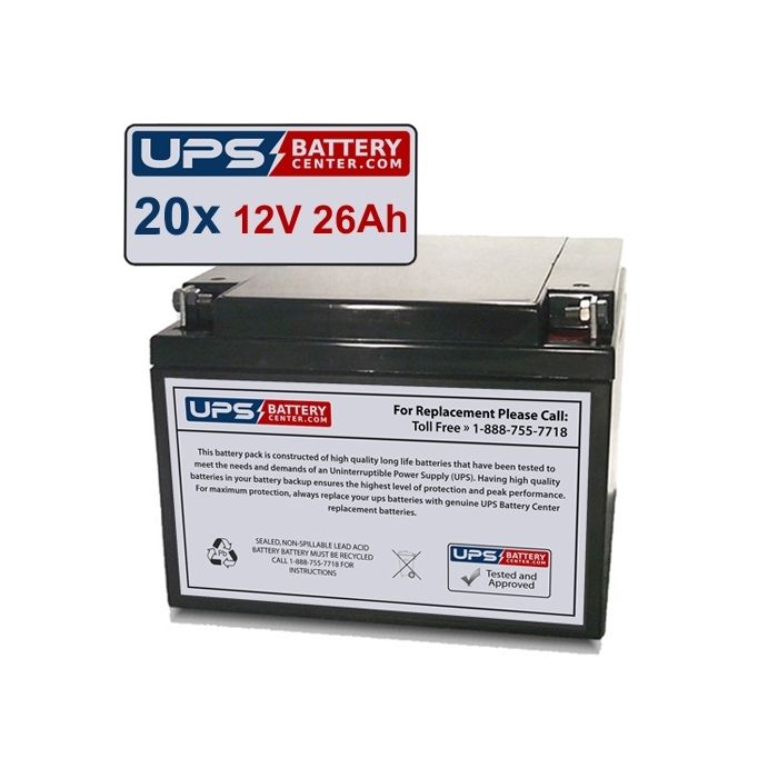 Minuteman MCP BP1 Compatible Replacement Battery Set