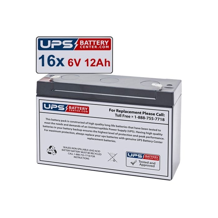 Powerware PW5119-2Ki-RM Compatible Replacement Battery Set