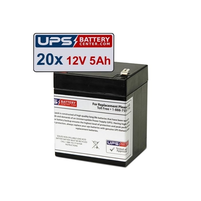 Powerware PW5125 5/6000 Rackmount Compatible Replacement Battery Set