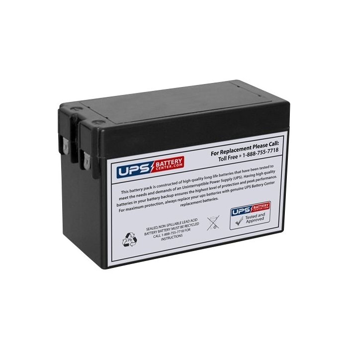 RIMA 12V 2.5Ah UN2.5-12S Battery with F1 Terminals