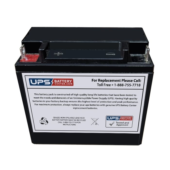 TLV12140GEN - 12V 14Ah Sealed Lead Acid Battery with F3 Terminals
