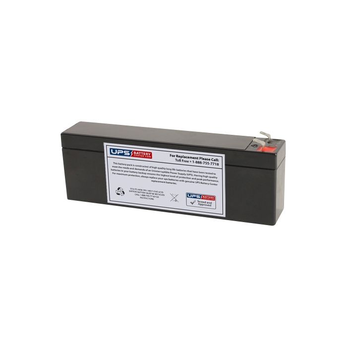 TLV1226F1S - 12V 2.6Ah Sealed Lead Acid Battery with F1 Terminals on Same Side