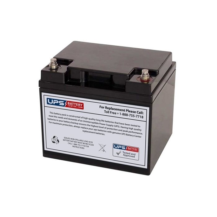 TLV12500F11 - 12V 50Ah Sealed Lead Acid Battery with F11 Terminals