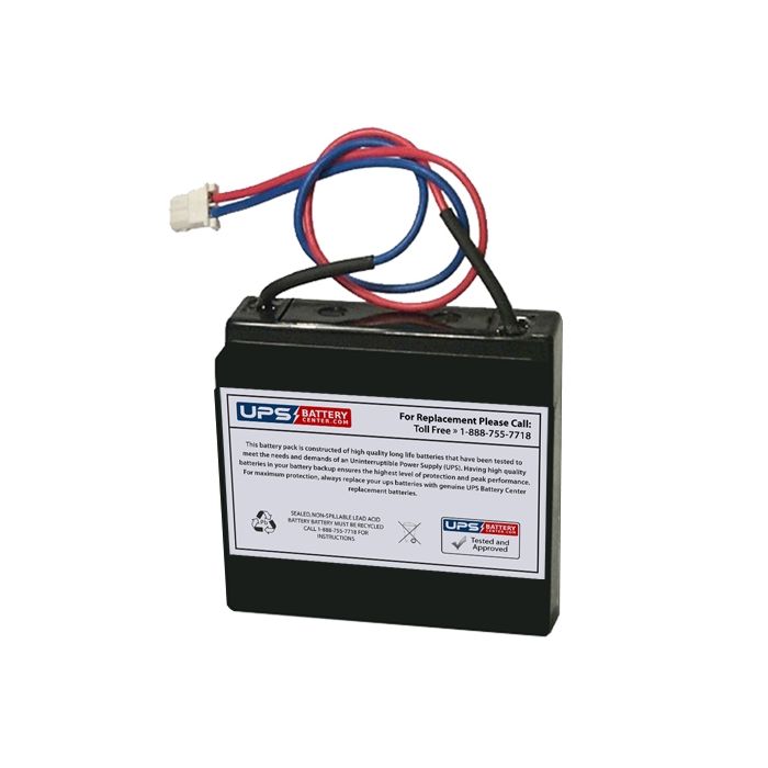 TLV605 - 6V 0.5Ah Sealed Lead Acid Battery with WL Terminals