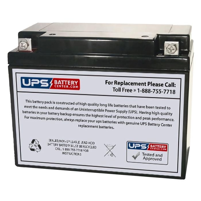 TLV6200 - 6V 20Ah Sealed Lead Acid Battery with Nut & Bolt Terminals