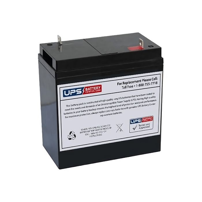 TLV6360F3 - 6V 36Ah Sealed Lead Acid Battery with F3 Terminals