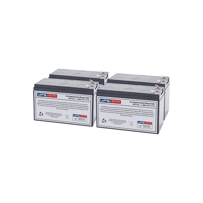 Tripp Lite SmartOnline 2.2kVA SUINT2200LCD2U Compatible Battery Set