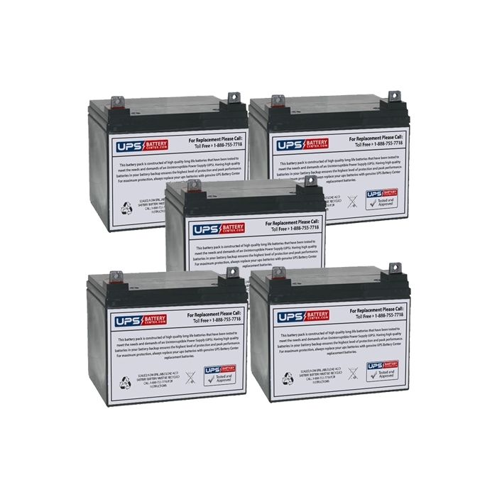 Zap Zapino Electric Scooter (5) 12V 35Ah Replacement Batteries