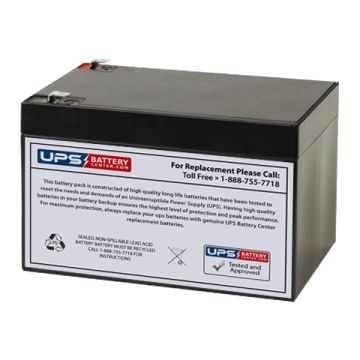 12V 12Ah Alarm Battery