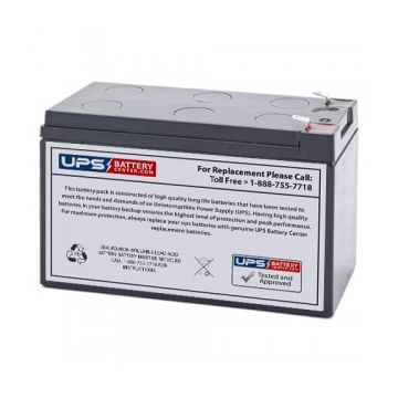 Infinity 12V 7.2Ah IT 7.2-12F2 Battery with F2 Terminals