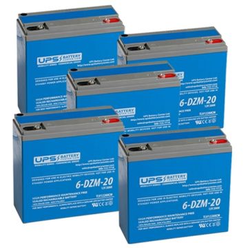 60V 20Ah 6-DZM-20 eBike Battery Set