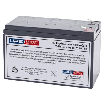 BB 12V 7Ah EP7-12 Battery with F2 Terminals