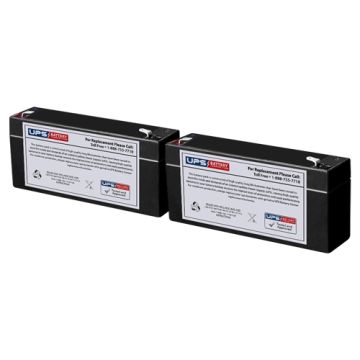 BPL Medical 108/108T MK VI ECG 6V 3.2Ah Medical Batteries with F1 Terminals