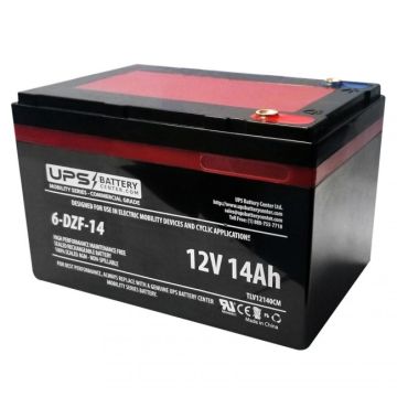Bulls Power 12V 14Ah BPE12-14 Replacement Battery with M5 Terminals