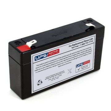 Criticare Systems 504 Pony 6V 1.2Ah Medical Battery with F1 Terminals