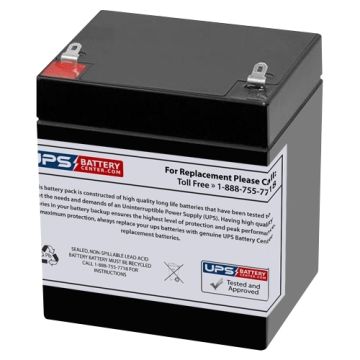 CSB GP1245F1 12V 4.5Ah Replacement Battery with F1 Terminals