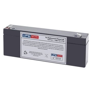 CTM 12V 2.6Ah CT2.1-12 Replacement Battery with F1 Terminals