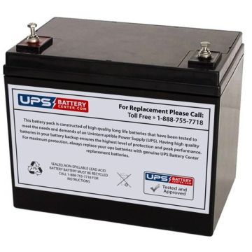Dahua 12V 75Ah DHB12750 Battery with M6 Insert Terminals