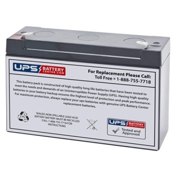 Dahua DHB6100 6V 10Ah Battery with F1 Terminals
