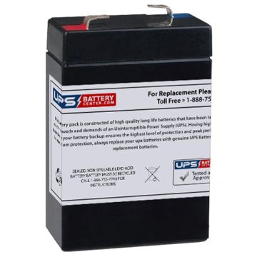 Dahua 6V 2.8Ah DHB628 Battery with F1 Terminals