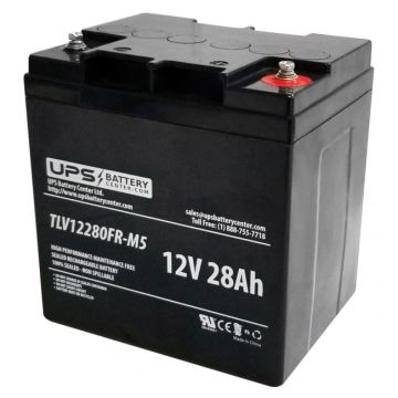 Delta HR 12-26 12V 28Ah Battery with M5 Terminals