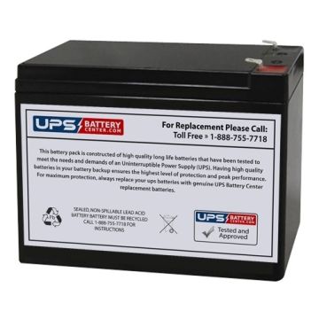 DET Power 12V 10Ah SJ12V10Ah-A Battery with F2 Terminals