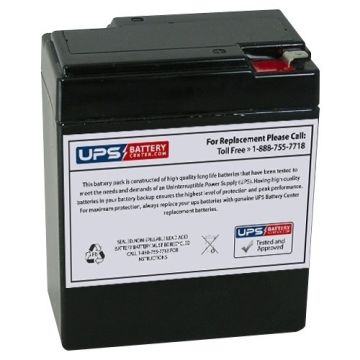 Discover D685S 6V 8.5Ah Battery with F1 Terminals