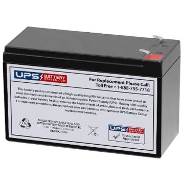 Double Tech 12V 7.5Ah DB12-7.5 Battery with F1 Terminals