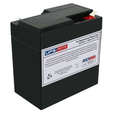 Dual Lite 0120567 6V 6.5Ah Replacement Battery with FP Terminals