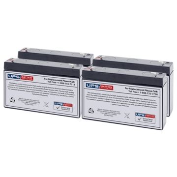 Dual Lite LM68D Replacement Battery Set with F1 Terminals