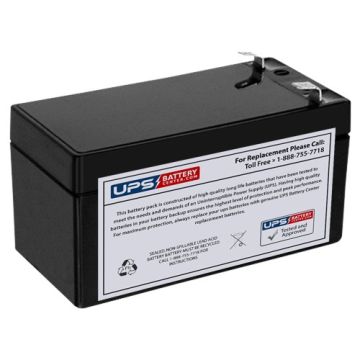 EaglePicher 12V 1.2Ah CF-12V1.3 Battery with F1 Terminals