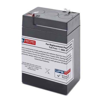 ELS 6V 5Ah 6VLC4 Battery with F1 Terminals
