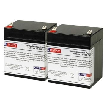 EMAD 150 Watt Pavement Pounder Electric Skateboard (2) 12V 5Ah Replacement Batteries