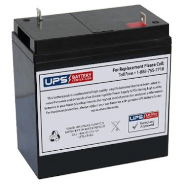 Emergi-Lite 80006 6V 36Ah Battery with NB Terminals