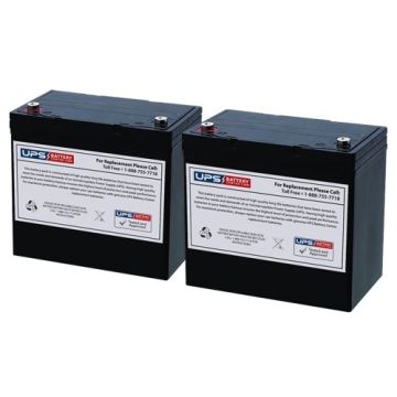 Emmo T350 Mobility 24V 55Ah Battery Set