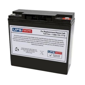 Enerwatt 12V 20Ah WPHR12-20 Battery with M5 - Insert Terminals