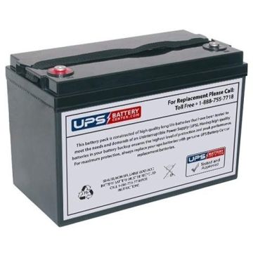 Epcom Power Line PL-100-12 PL-100-12 Replacement Battery with M8 Terminals