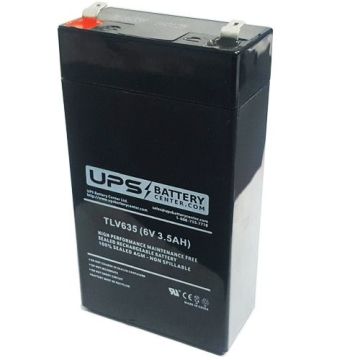FIAMM FG10381 6V 3.5Ah Battery with F1 Terminals