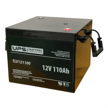 FirstPower 12V 110Ah LFP12110 Replacement Battery with F11 Terminals
