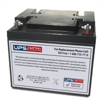 Furukawa 12V 45Ah FLH12400 Replacement Battery with F6 Terminals